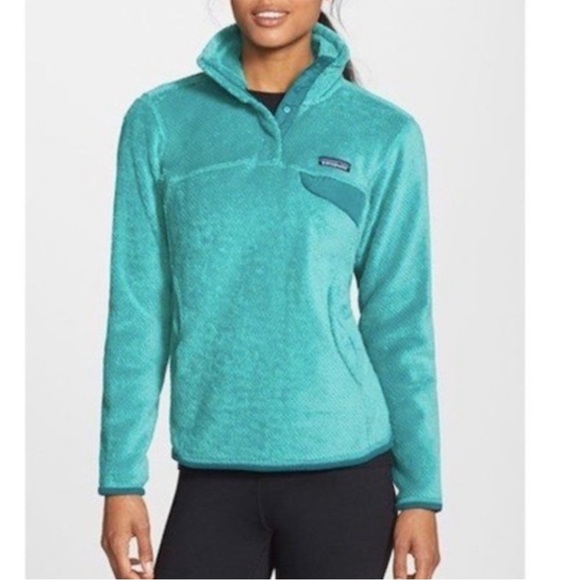 PATAGONIA Re-Tool Snap- T Pullover Fleece Mogul Teal Green size S - Picture 14 of 14